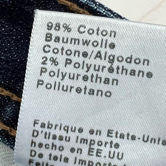 AG Adriano Goldschmied Men's Jeans 35x28 Blue Denim B-Type III Easy Dark Wash - Picture 15 of 15